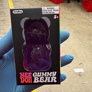 Schylling NeeDoh Gummy Bear Sensory Toy - Purple gummy bear